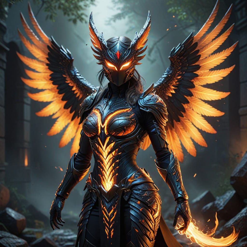 Ethereal Phoenix Fantasy Unveiled