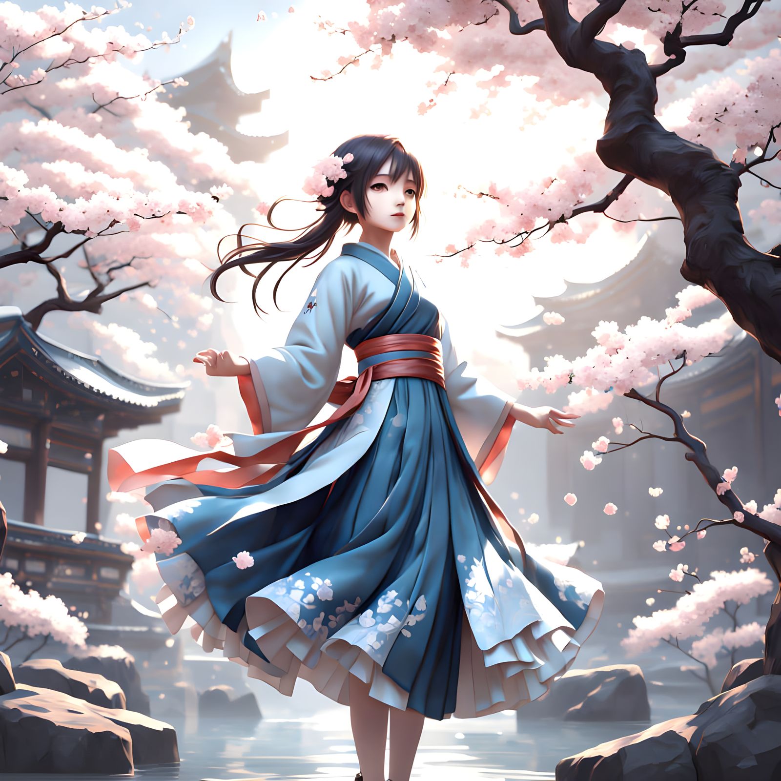 Ethereal Resilience in Whimsical Japanese Aesthetic