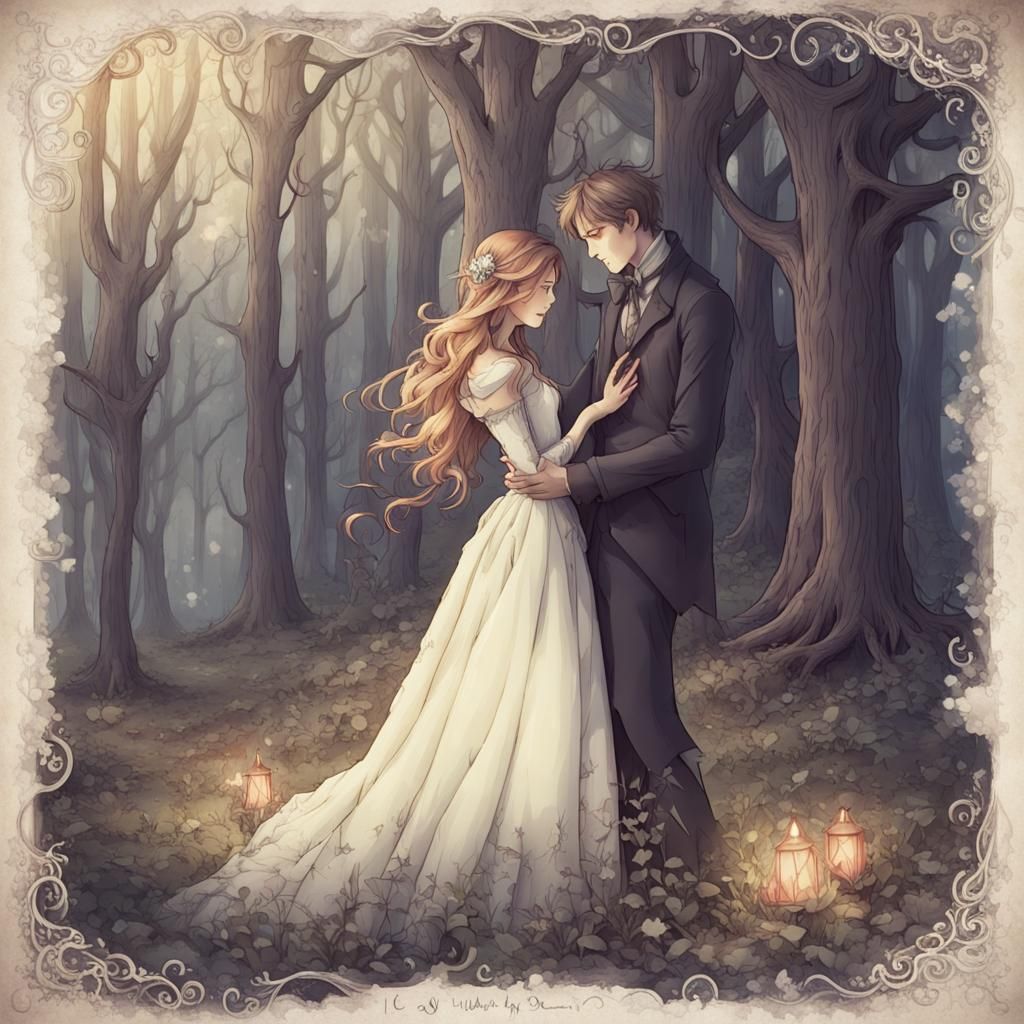Dreamlike Fairy Tale Scene