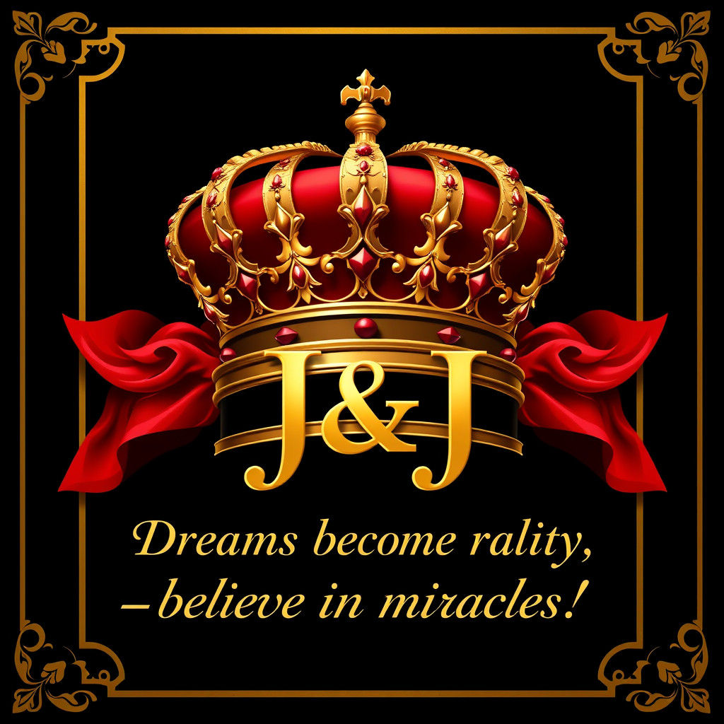 Majestic Crown Logo Design in Matte Painting Style