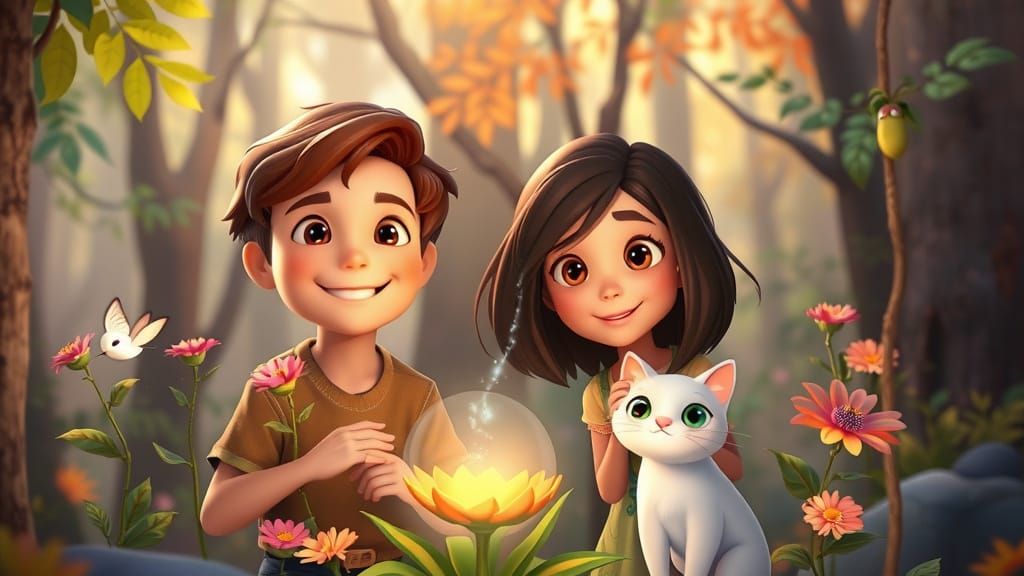 Healing the Sprite: A 3D Storybook Scene