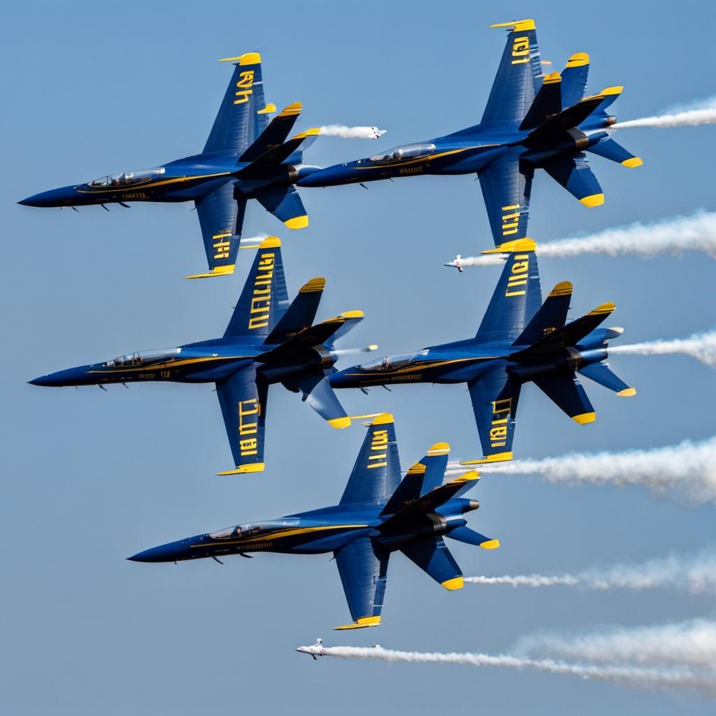 Blue Angels in Flight: Precision Aerobatics