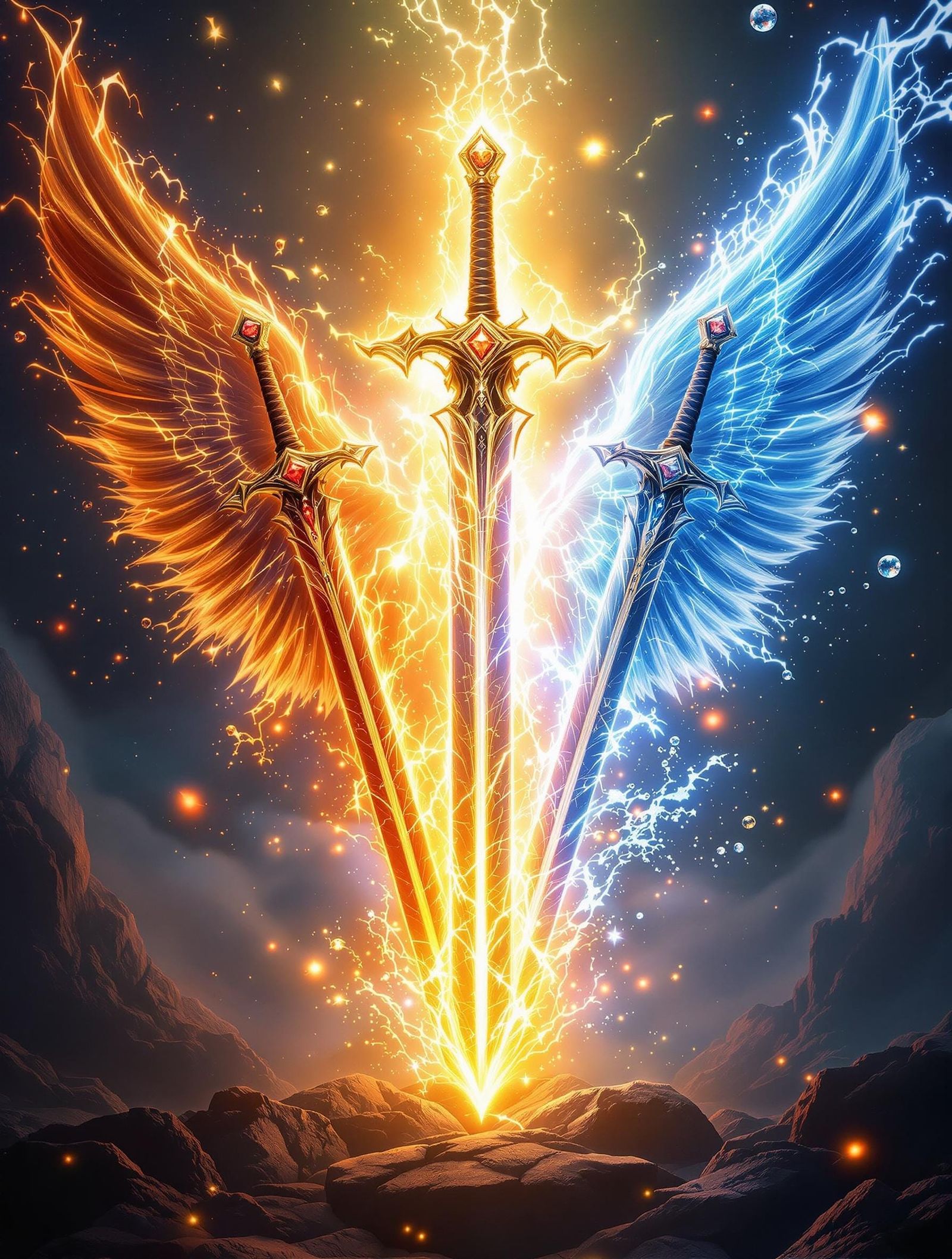 FIRE AND ICE SWORD