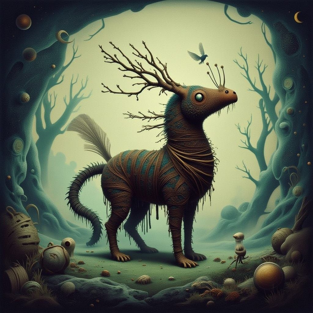 The Mummy and Cicada Song Inspired AI Art