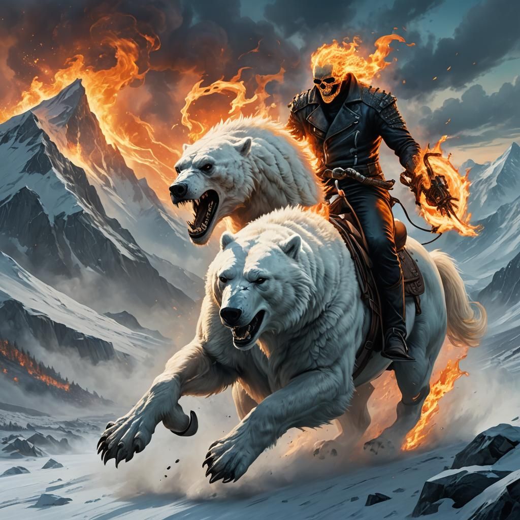 Ghost Rider Chase Through Alaskan Mountains