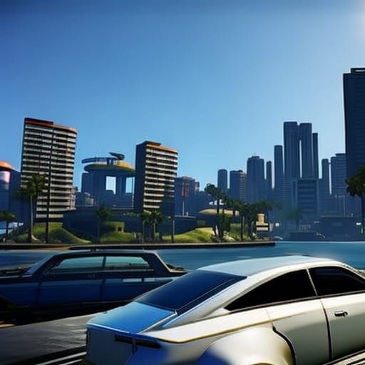 Vice City Reimagined with Ray Tracing Graphics