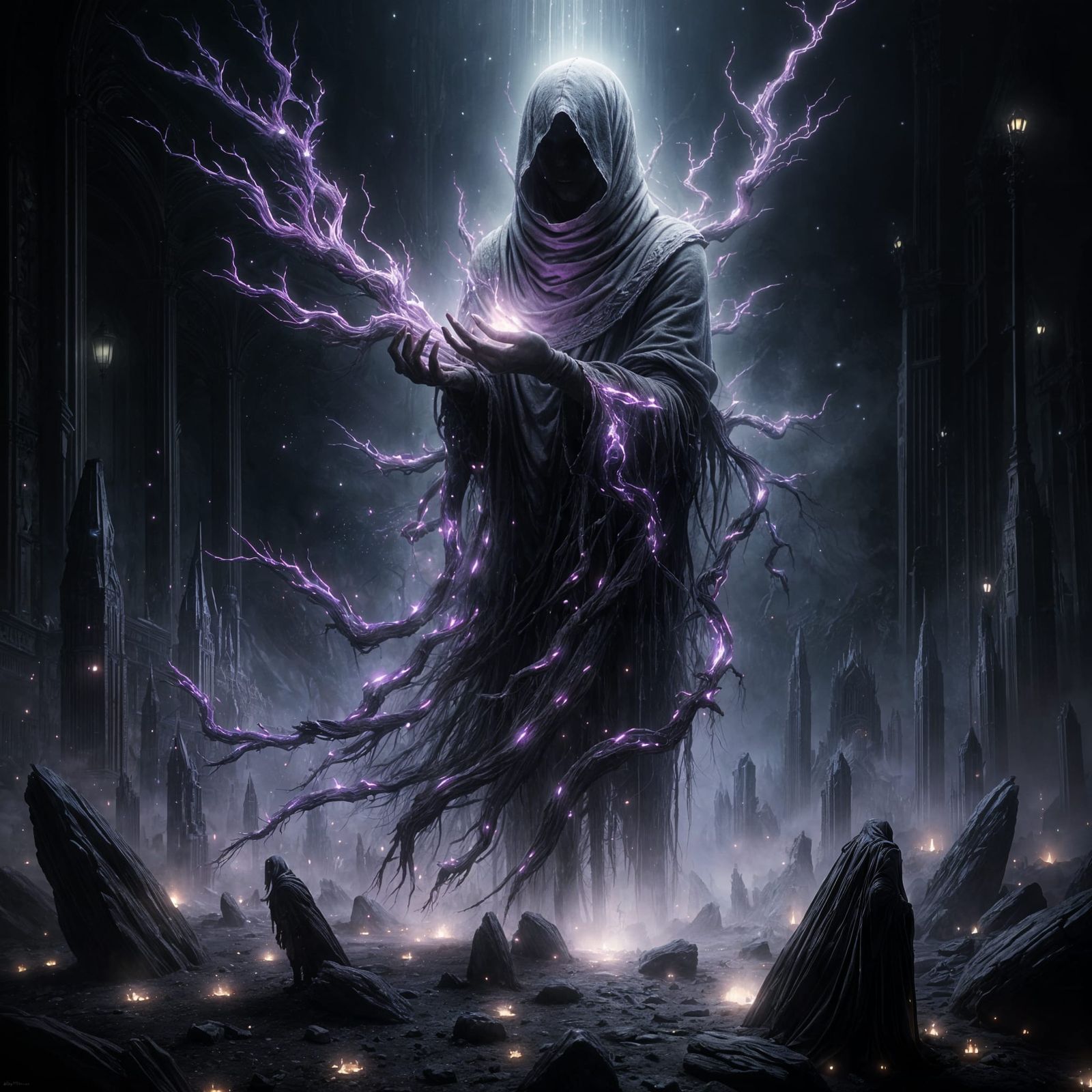 Dark Fantasy Masterpiece of a Creepy Ghost