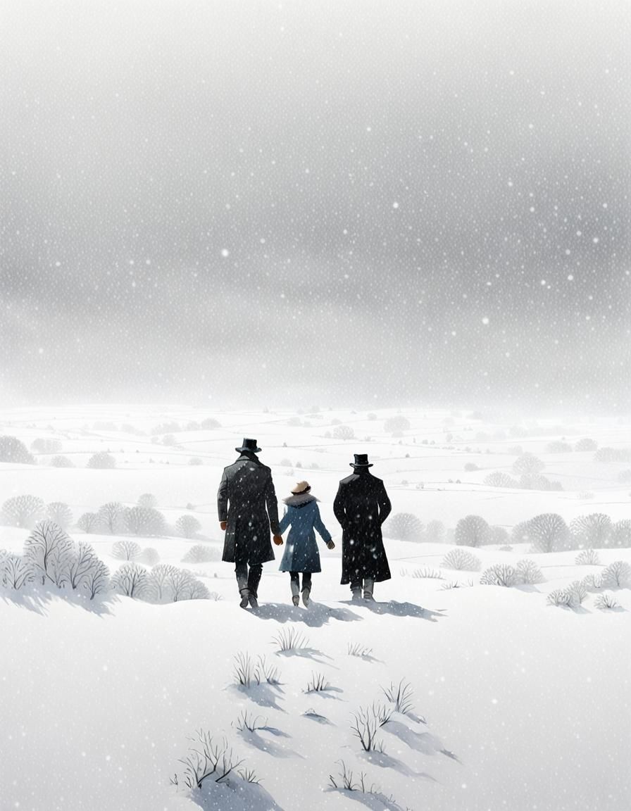 Snow Tempest: Figures in a White Field