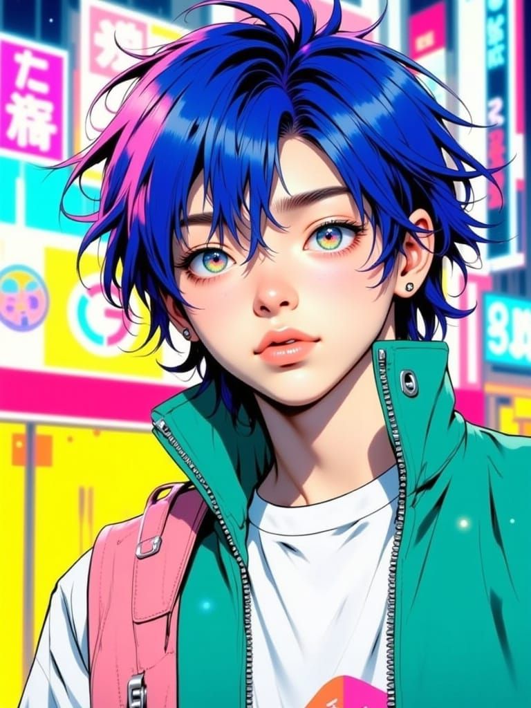 Shouju style anime guy decora