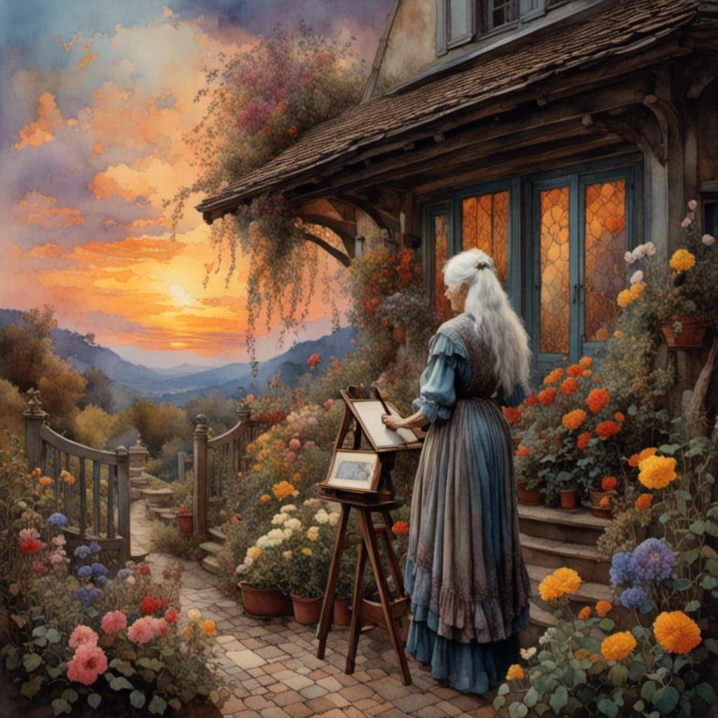 Painters by Jewel (lora used: RomanticWatercolor) pt 8