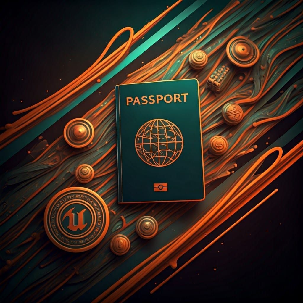 Passport in Ornate Digital Art Style