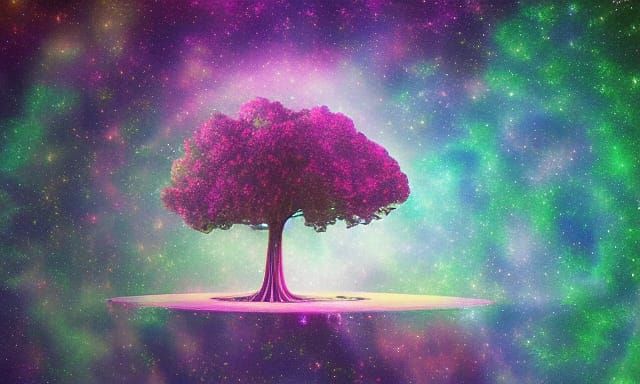 Ethereal Tree at the Center of the Universe