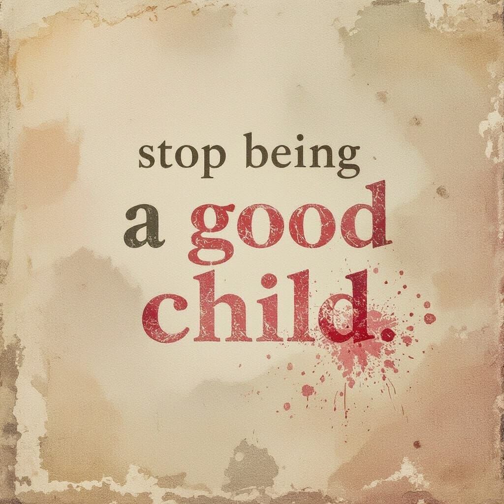 Minimalist Book Cover with Erased Text in Soft Pastels