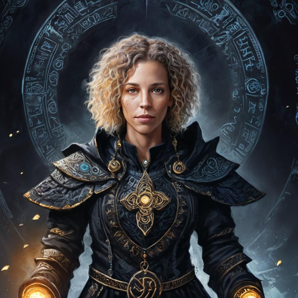 Mystical Attire in Dark Fantasy Concept Art