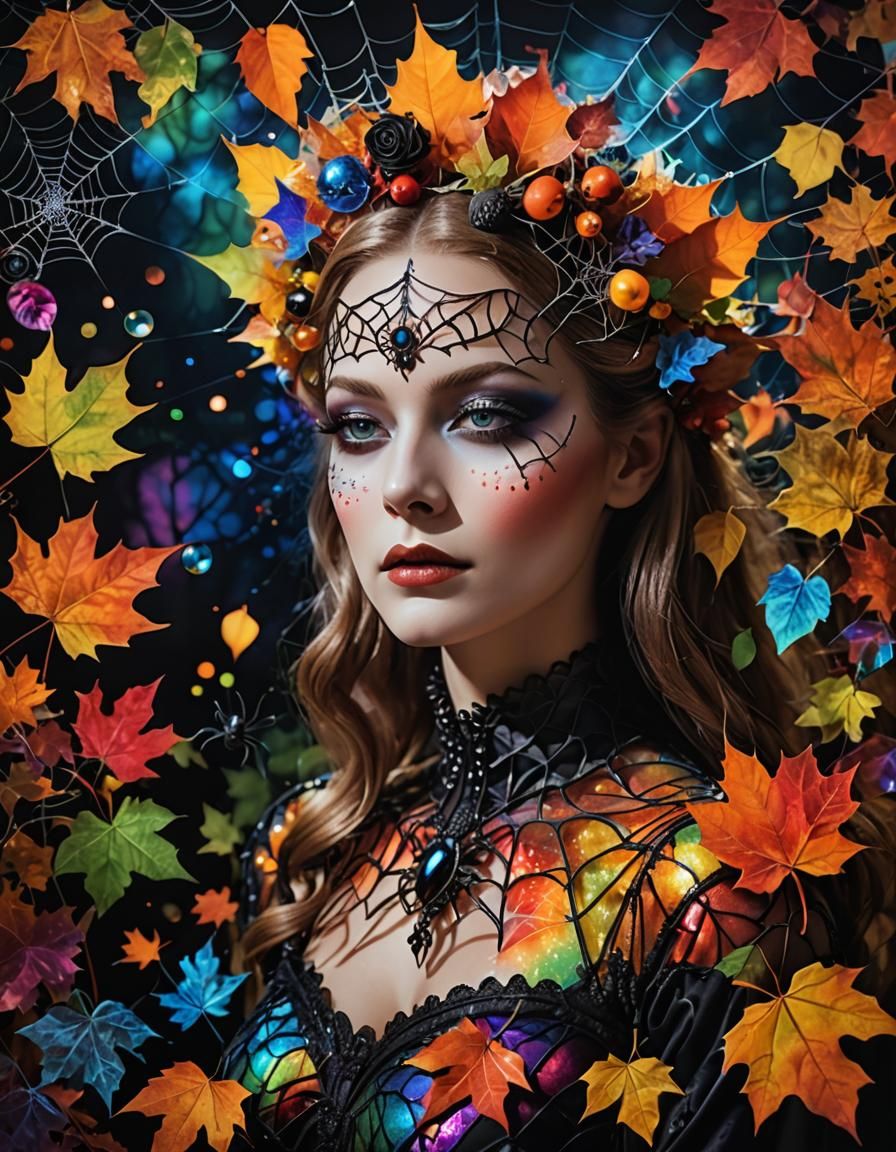 Dreamy Halloween Costume in Surrealist Style