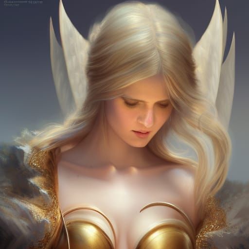 Valkyrie Princess in Dark Fantasy Style