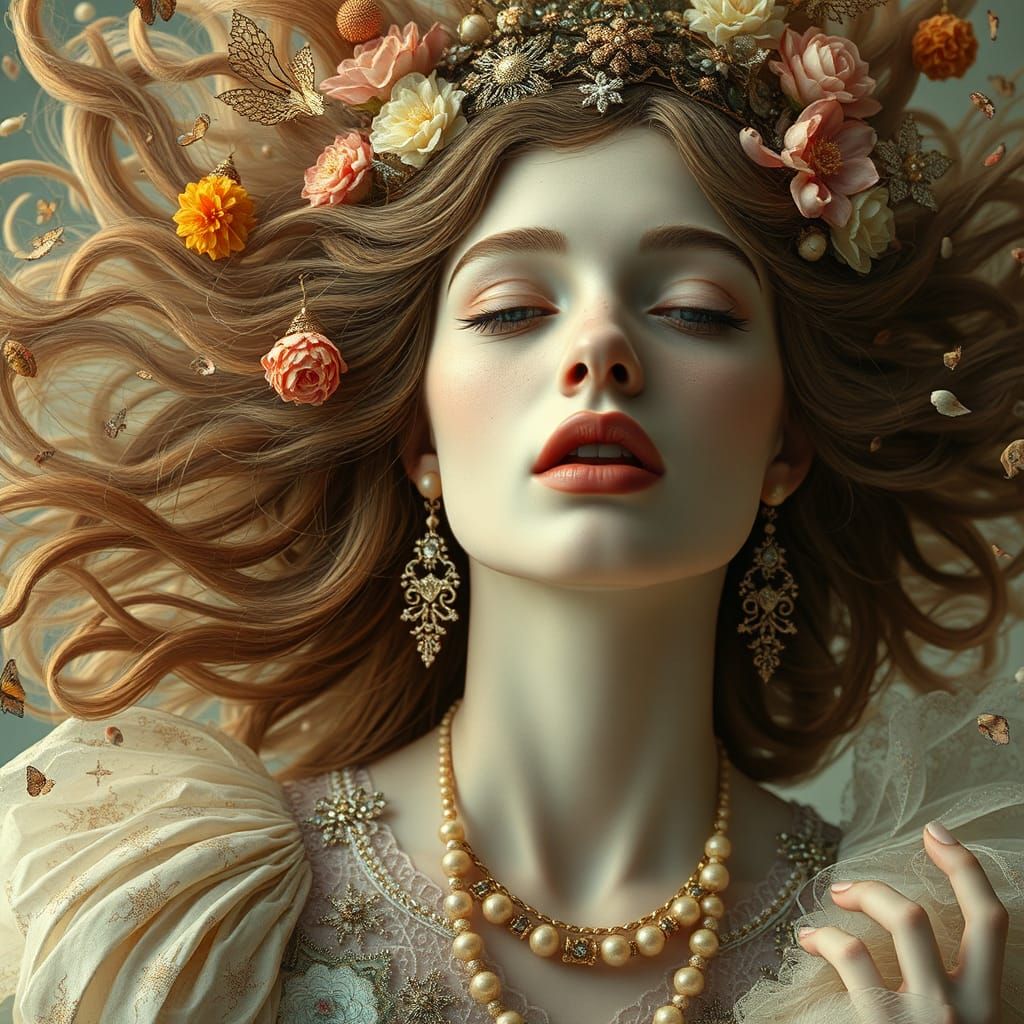 Dynamic Particulate Art in Rich Colors