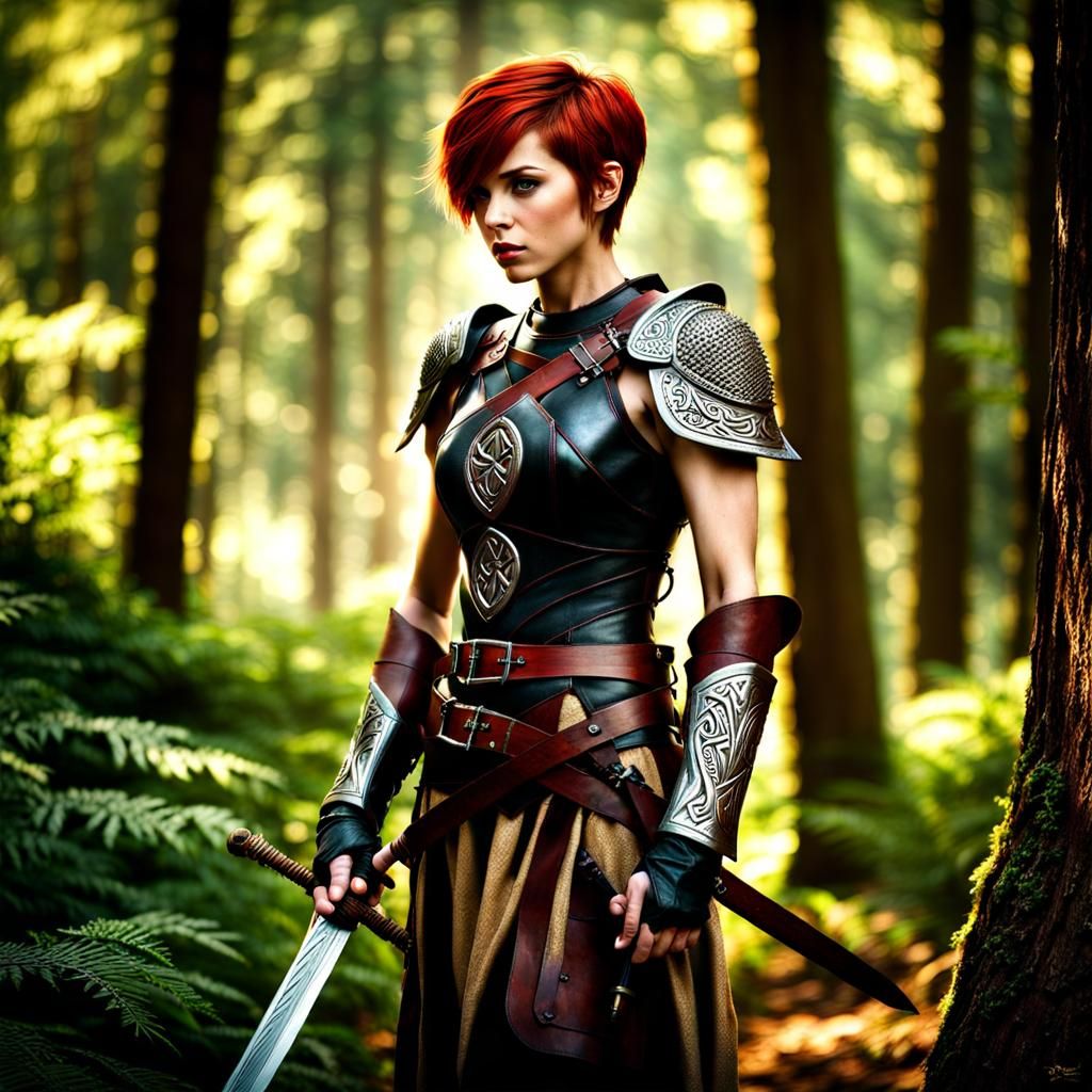 Celtic female assassin