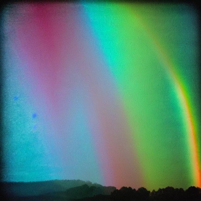 Fading Rainbows: A Vibrant Display of Light