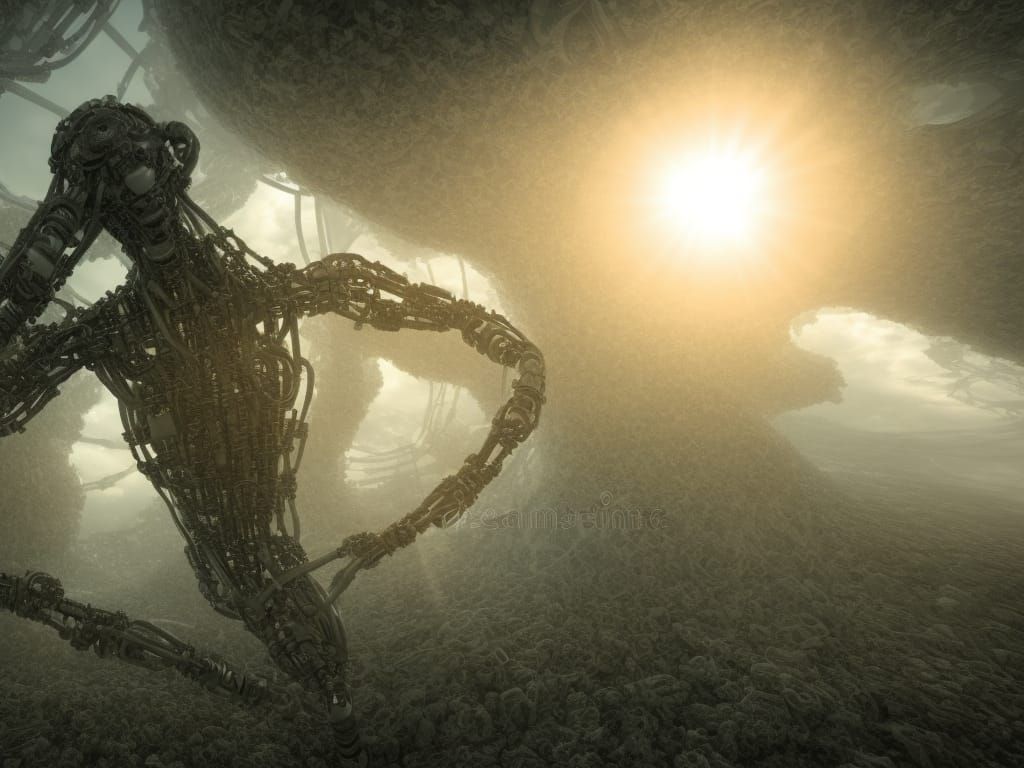 Biopunk Fractal Horror in LightWave 3D