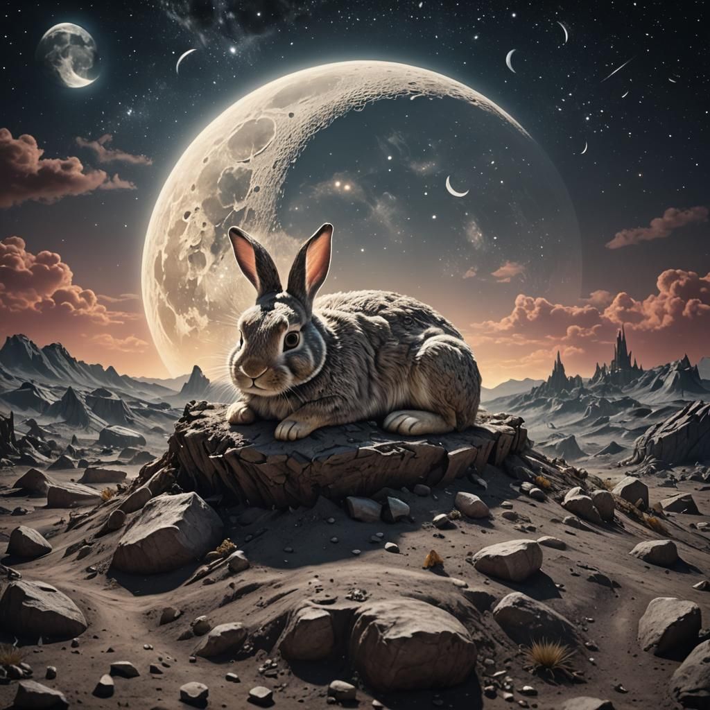 Bunny Dreams: Sleeping on the Moon
