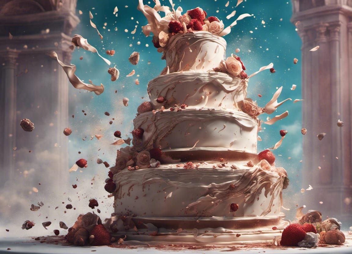 Fantasy Wedding Cake Disaster in Unreal Engine