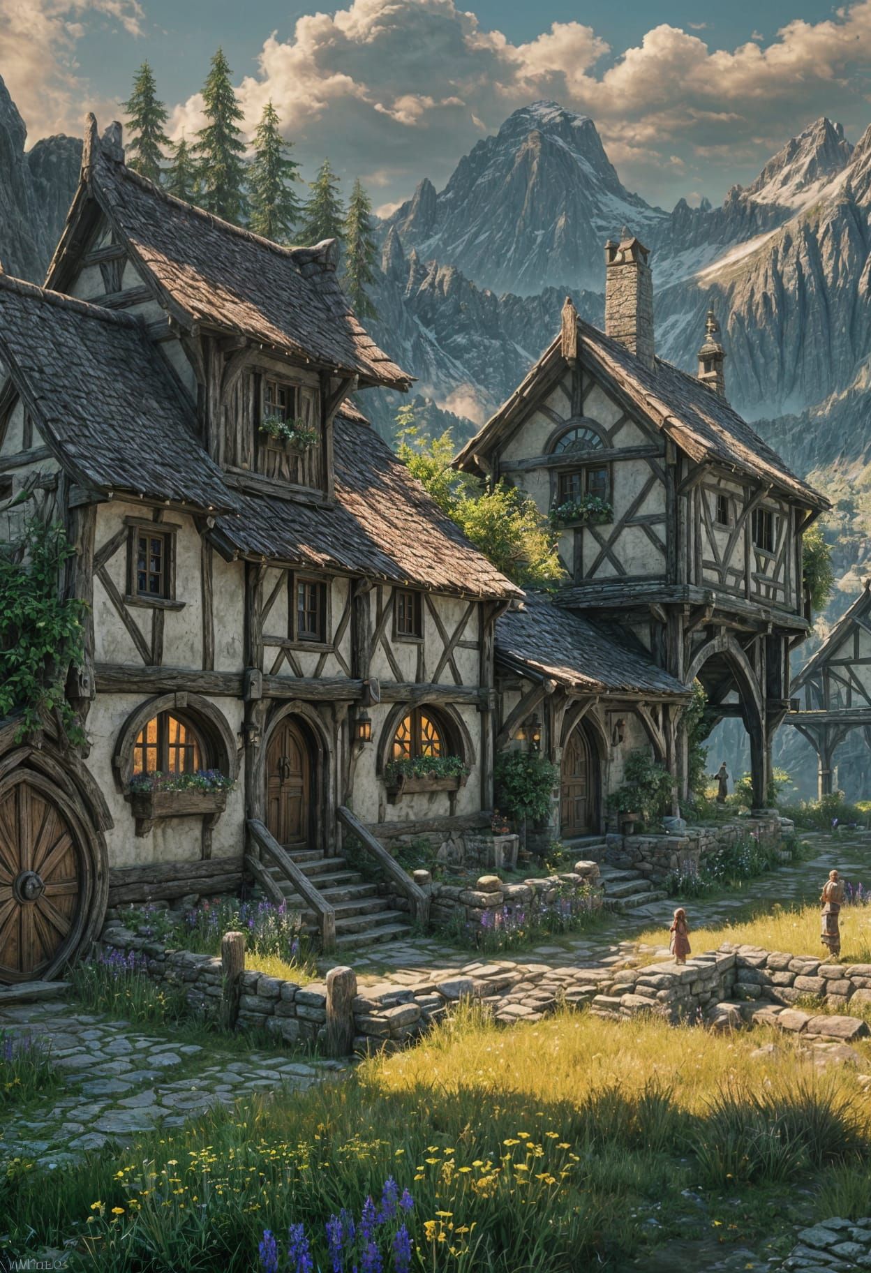 Fantastical Landscape Inspired by RPG Worlds