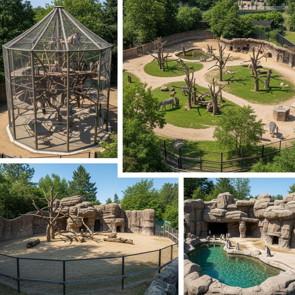 Abstract Geometric Enclosures in Digital Art