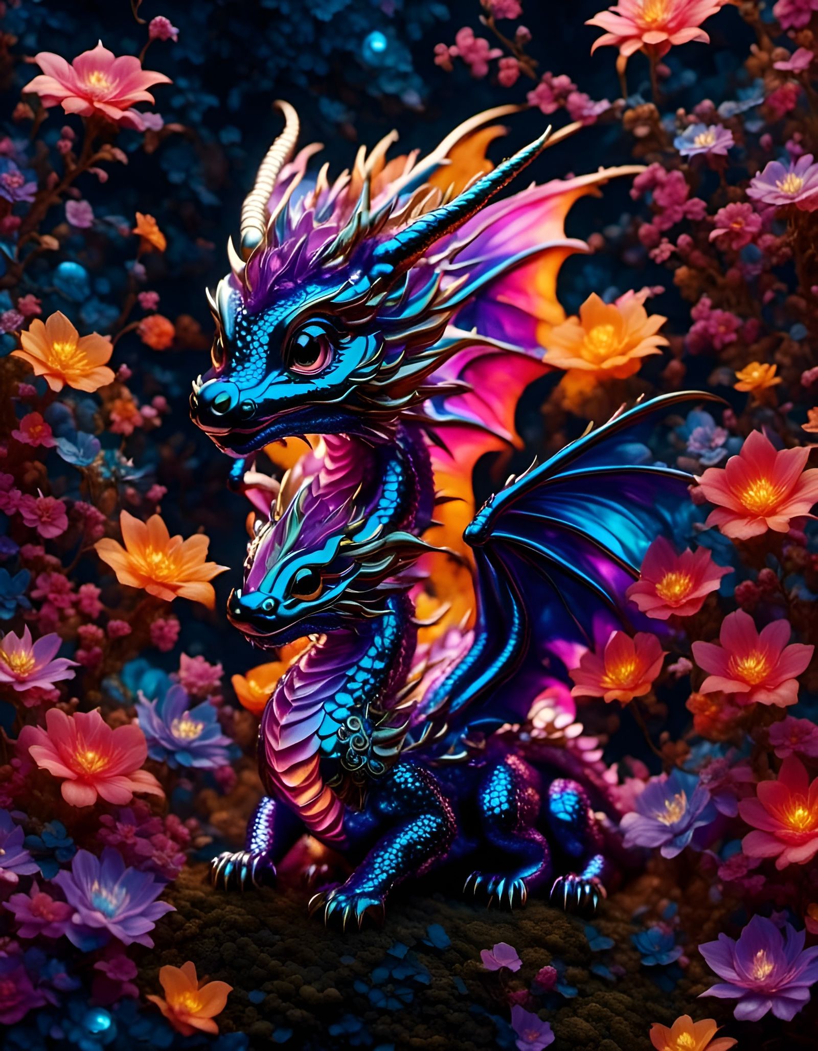 Flower Dragons