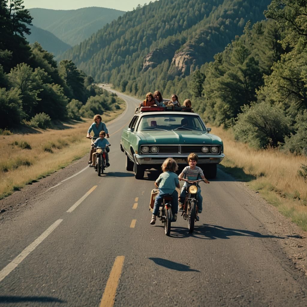 1970s family roadtrip