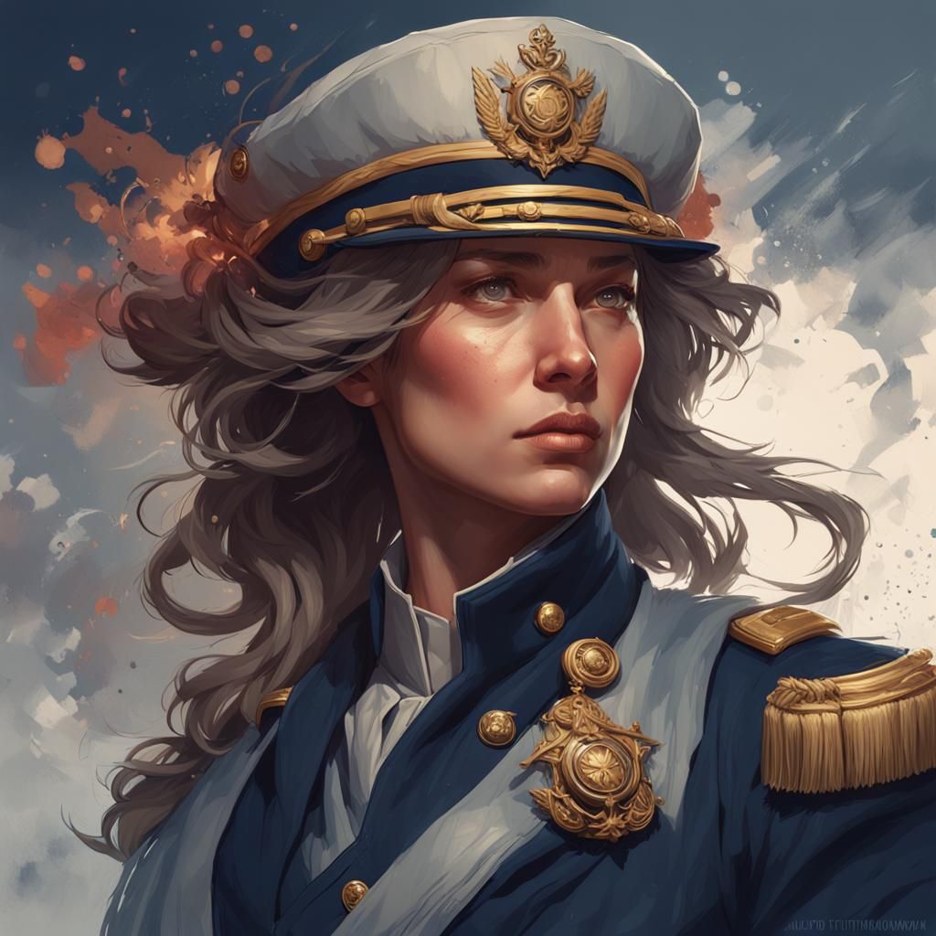 Hyperdetailed Portrait with Dynamic Lighting as Splash Art