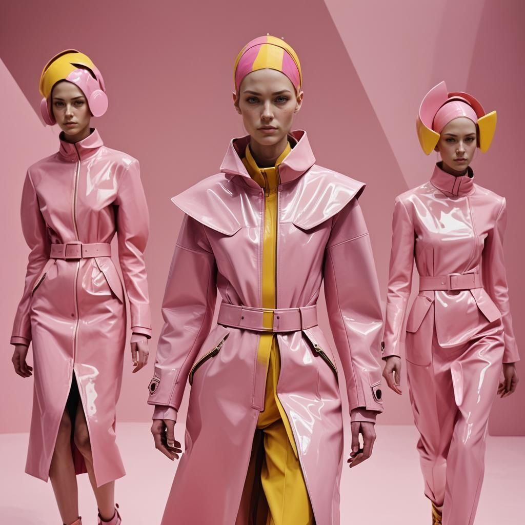 Futuristic Fashion in Surrealist Pop Style