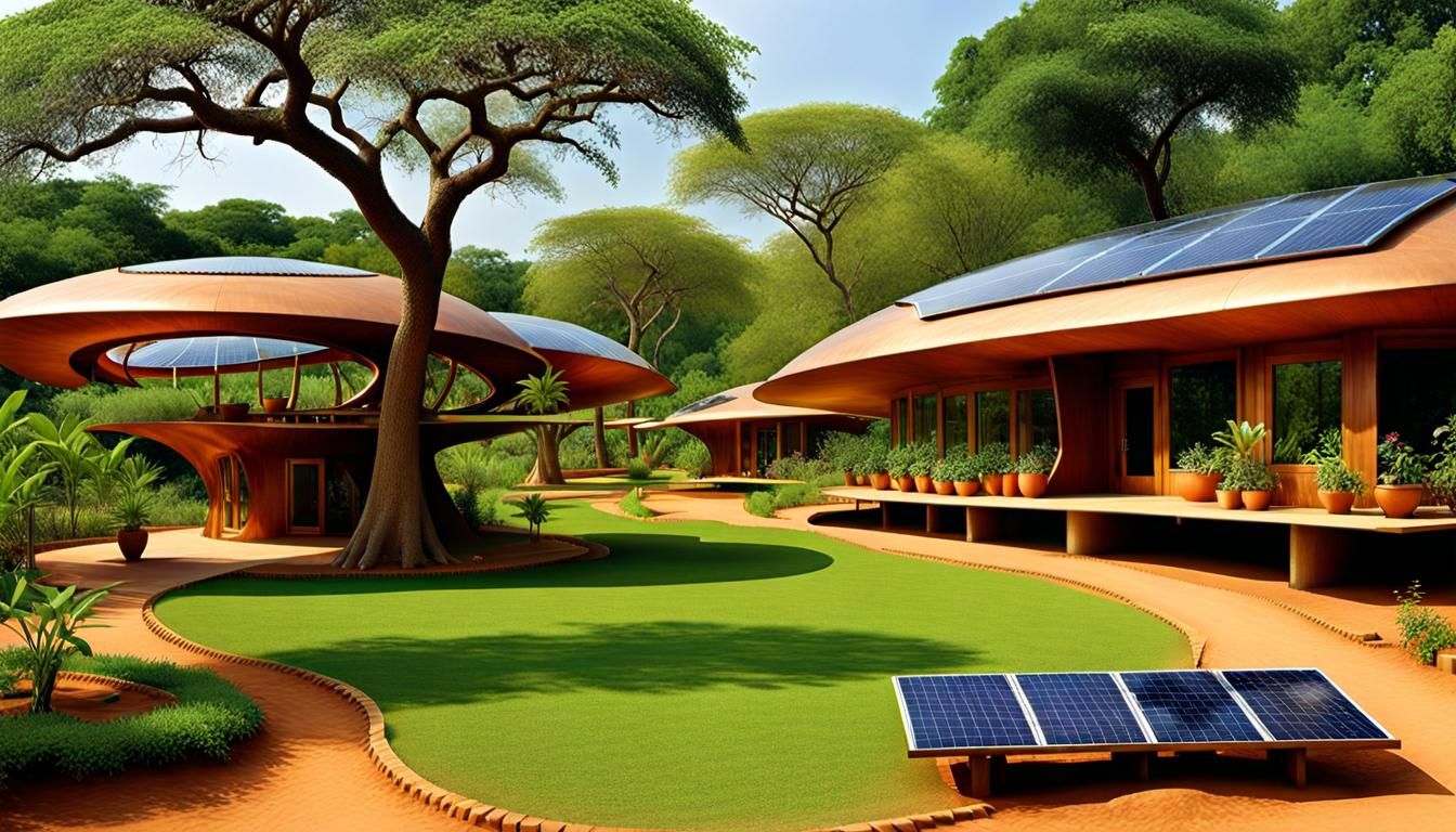 Solarpunk City: A Thriving Eco-Smart Community