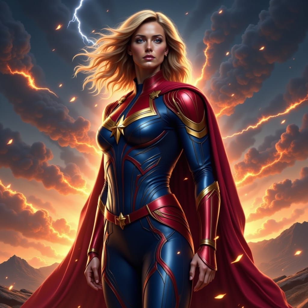Captain Marvel Artwork