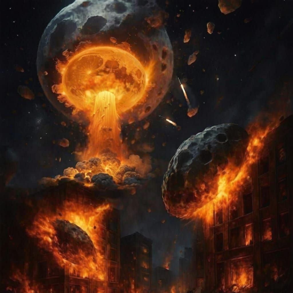 Upside Down Nuclear Explosion Creates Mushroom Cloud