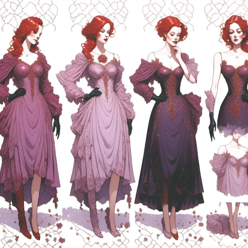 Jessica Rabbit in Warm, Luminous Digital Painting