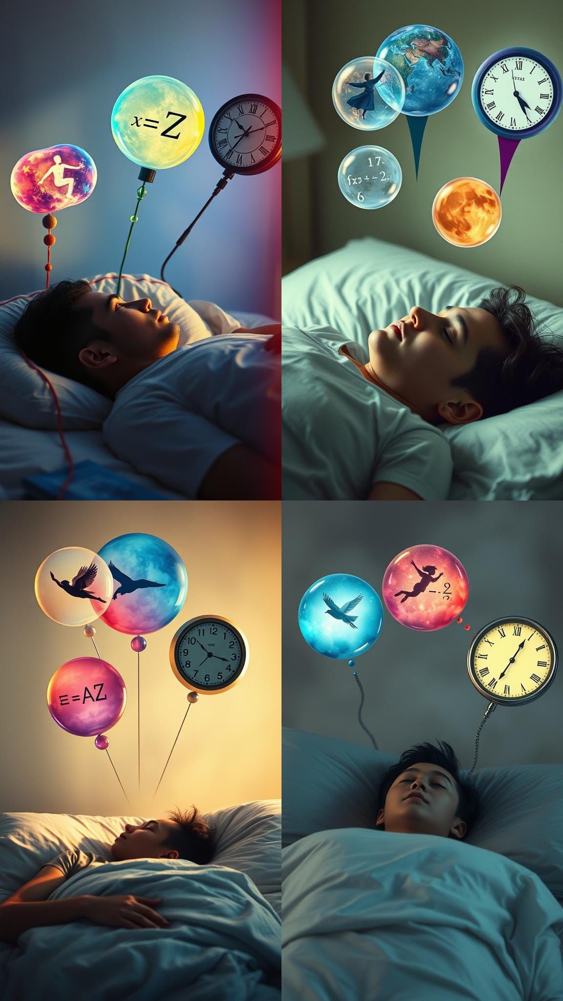 Dream Bubbles: Cinematic Exploration of Sleep