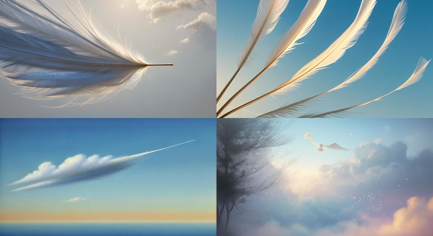 Feather Floating: Symbol of Freedom and Expression