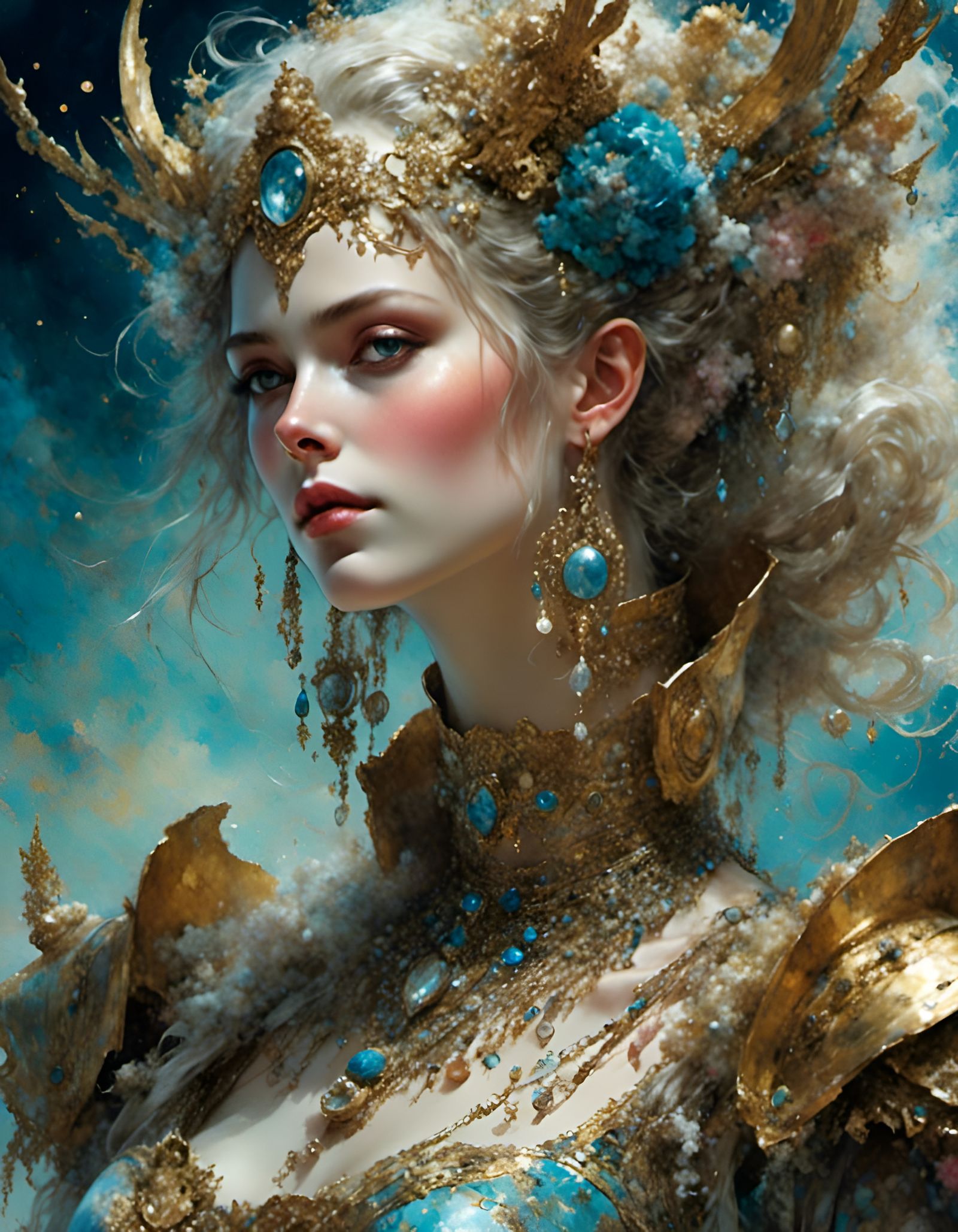 Jupiter's Rococo Off-Gassing: Hyperdetailed Space Art