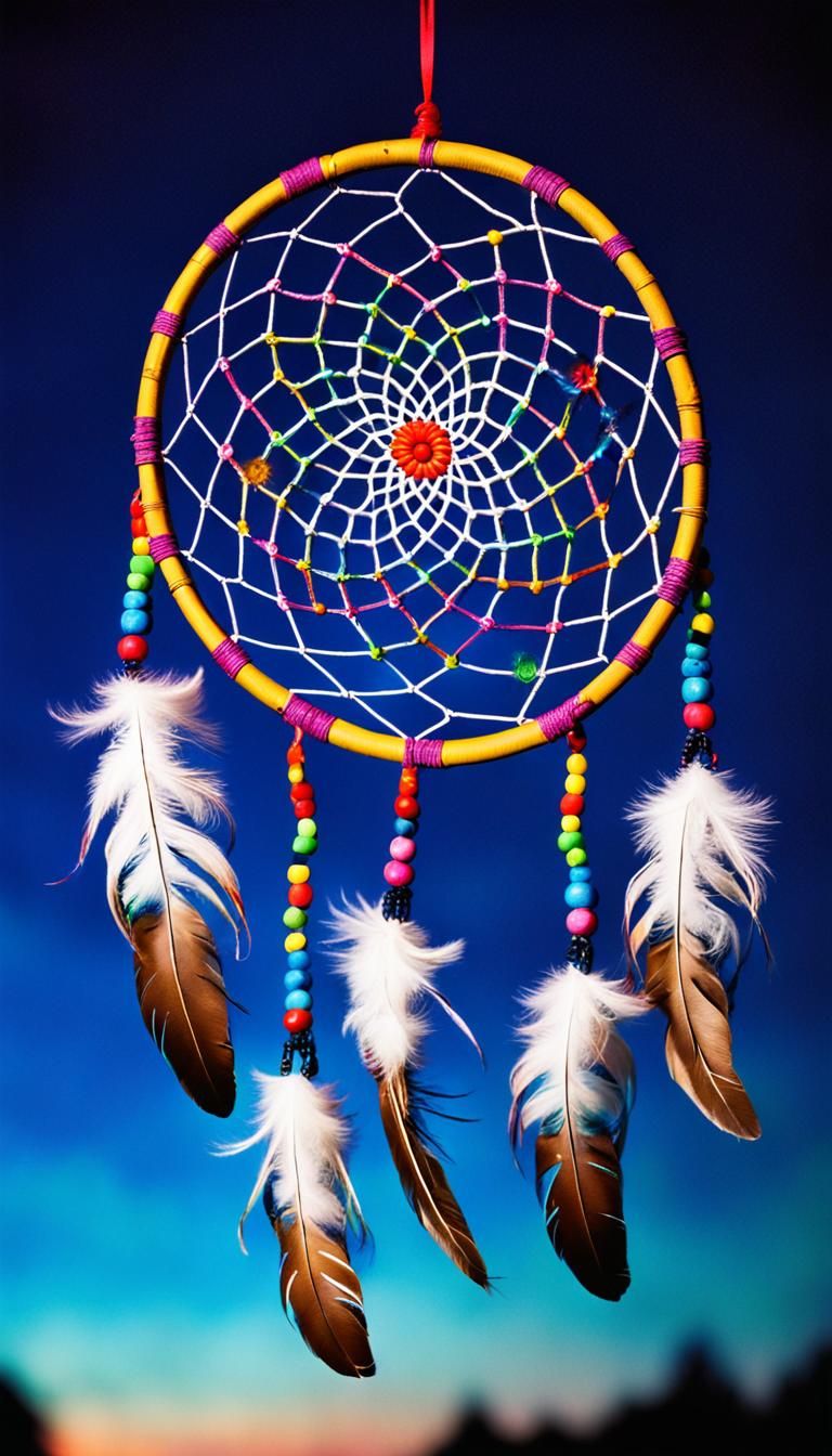 Final Fantasy Dreamcatcher in Neonpunk Style