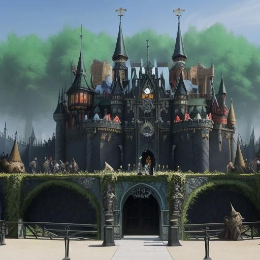 Vampire Park in Gothic Art Style