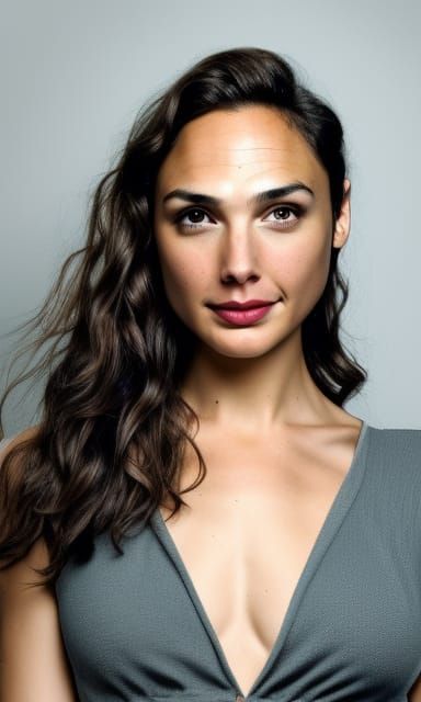 Gal Gadot Portrait in Professional Studio Lighting