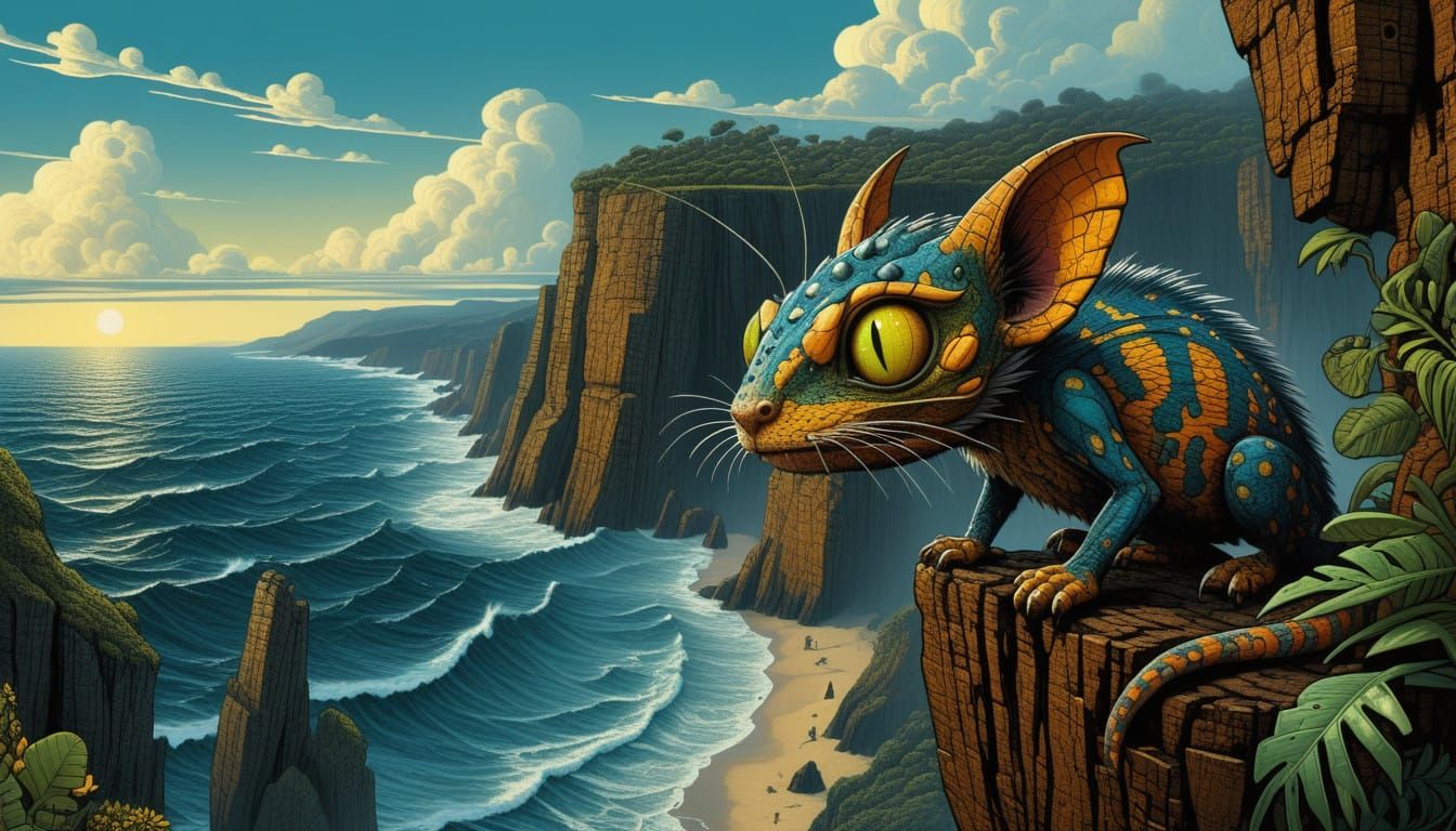 The Chameleon Who Lived as a Cat (4) (Short story continues ...