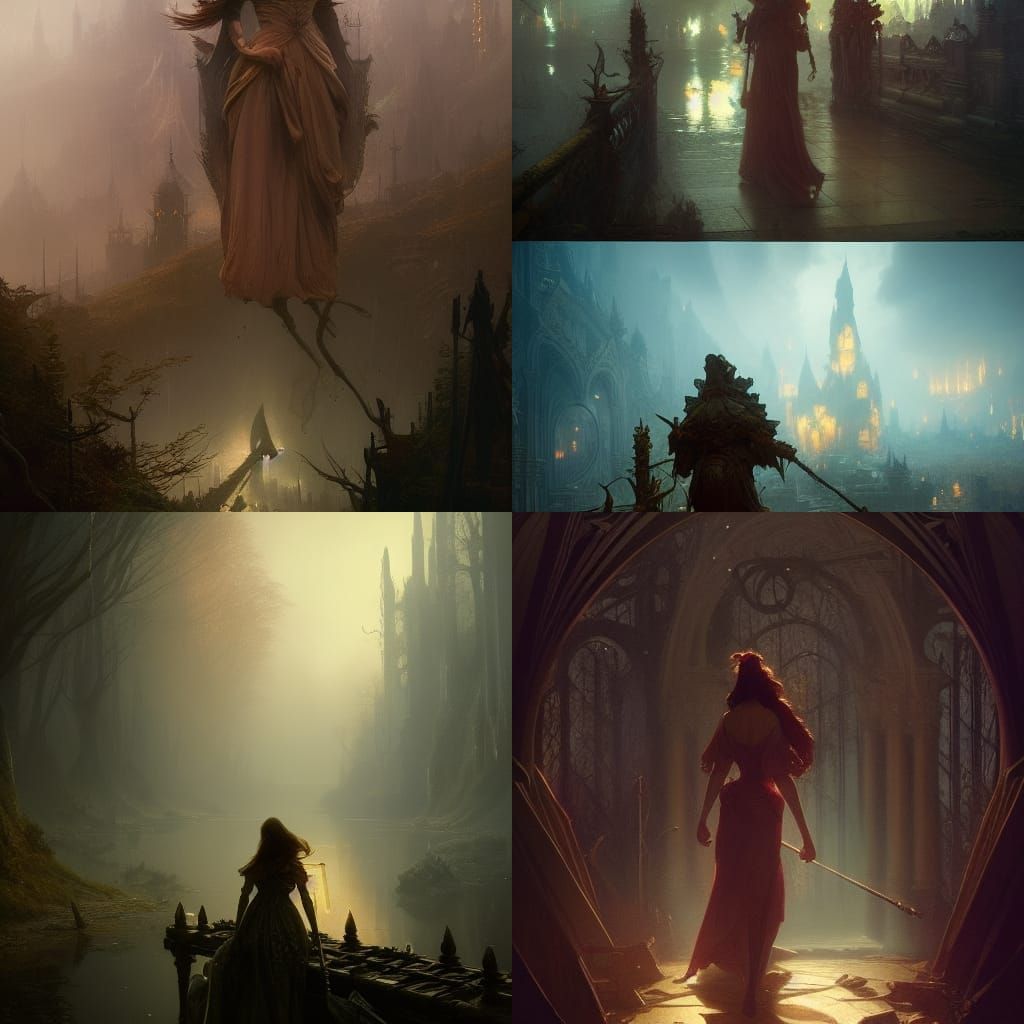 Dark Fantasy Fairytale Concept Art in 8k Resolution