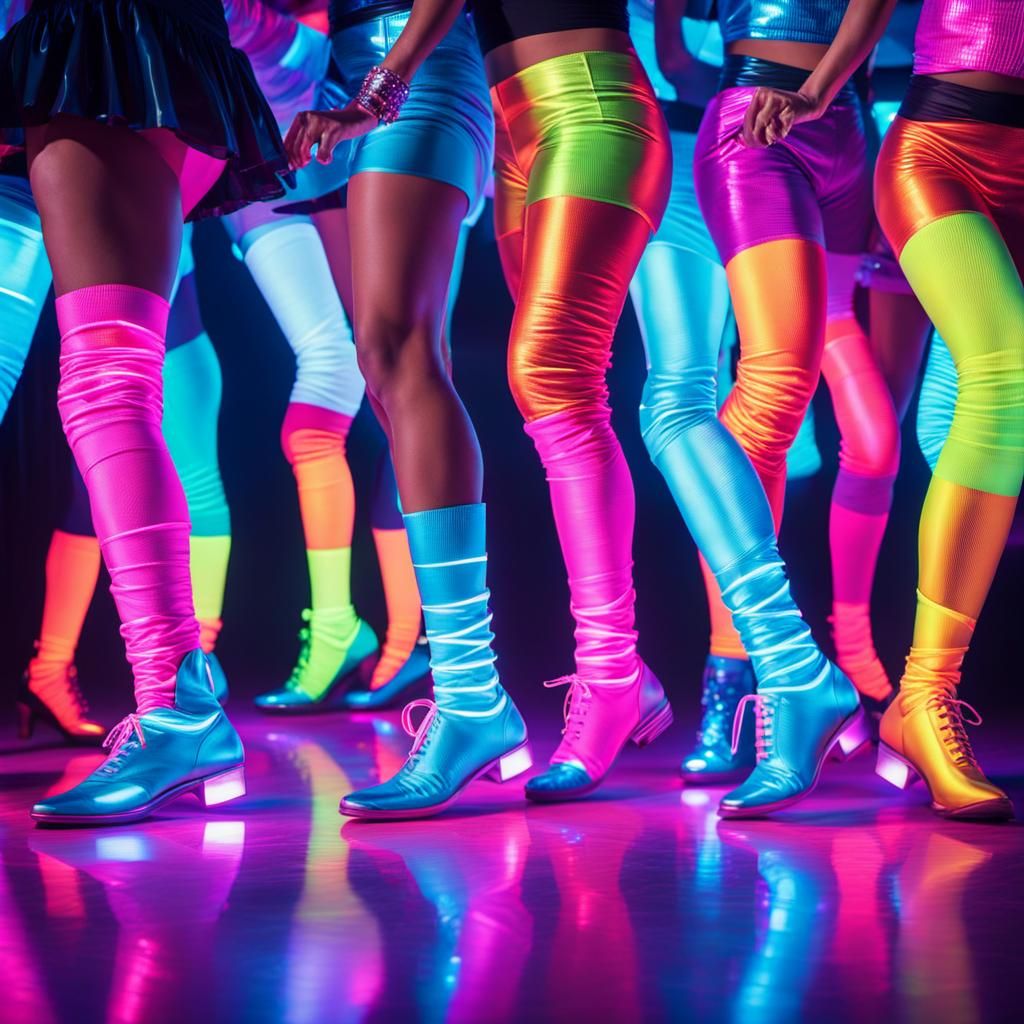 Mummies' Sock Hop in Retro Pop Art Style