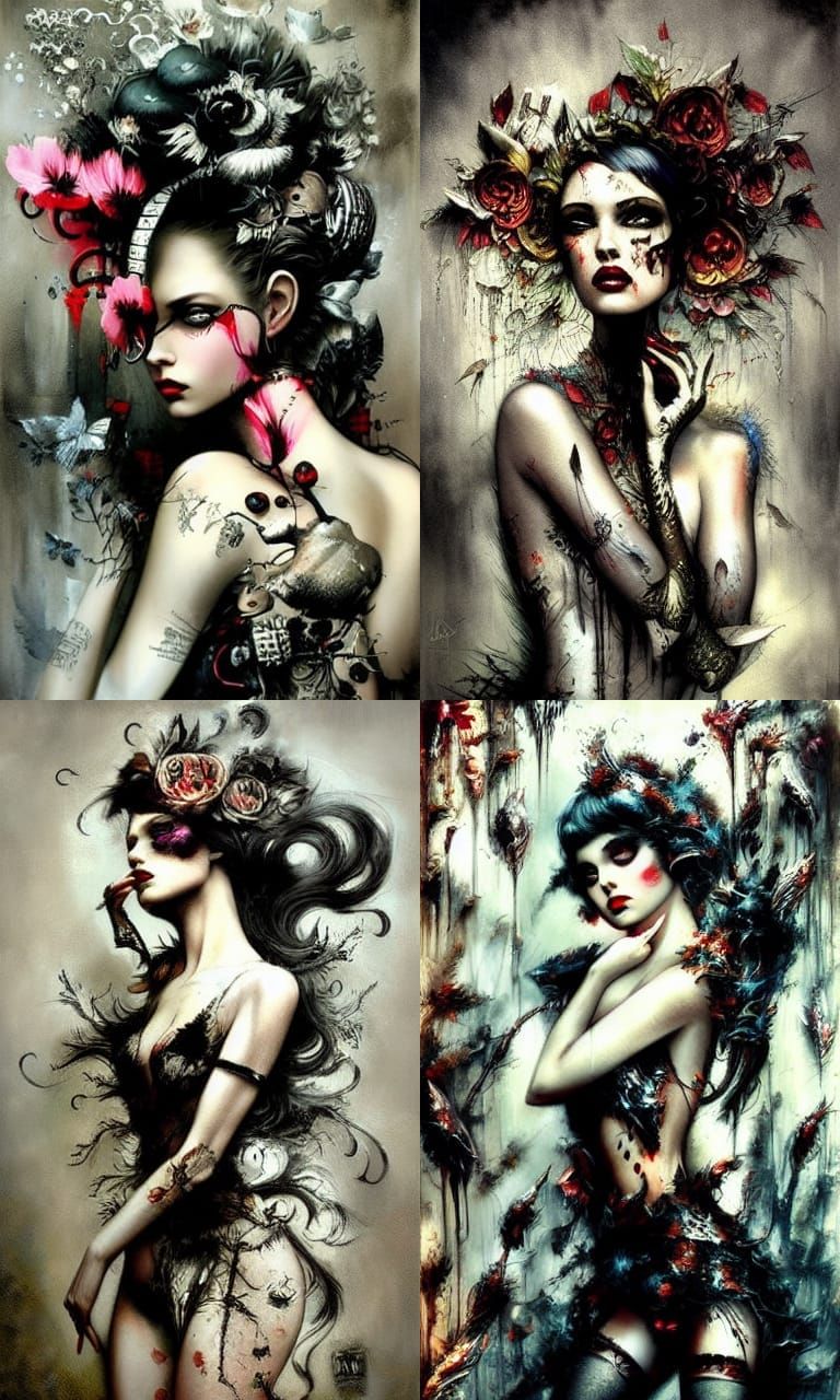 Enticing Portrait Inspired by Golden Age Illustrators