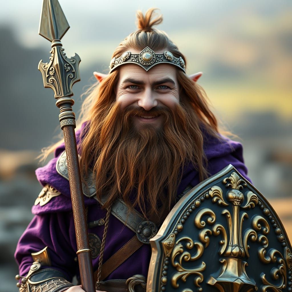 Abcán Mac Bicelmois, The Hero Dwarf Poet And Musician Of The...