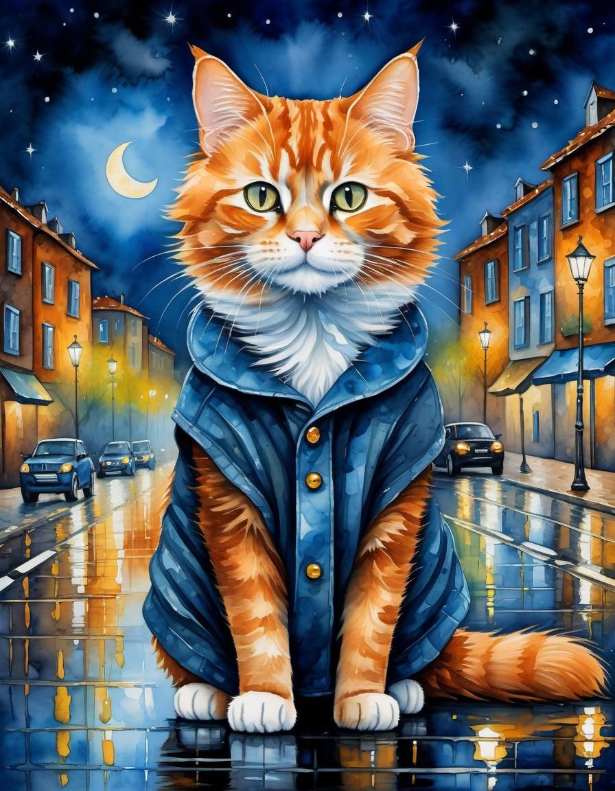 Amber in Azure