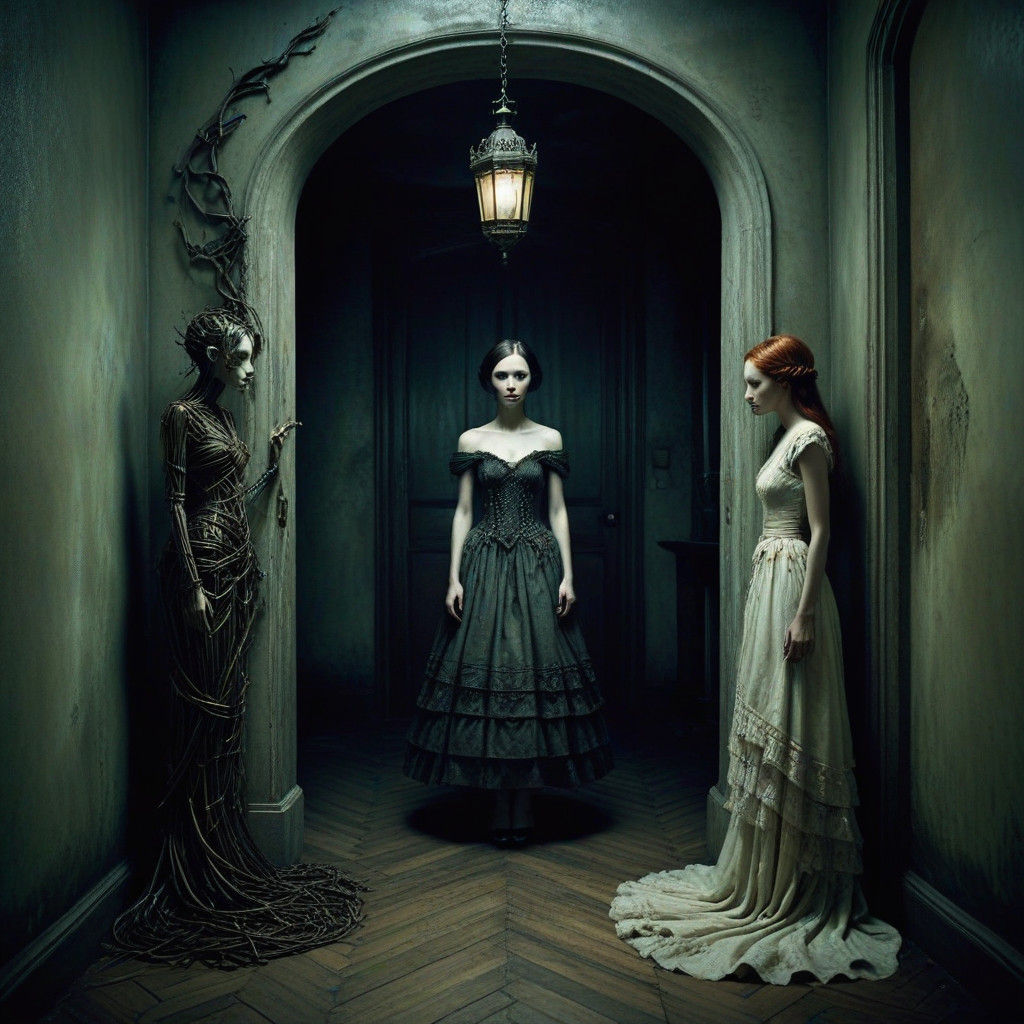 Surreal Morning Scene with a Faithless Lover