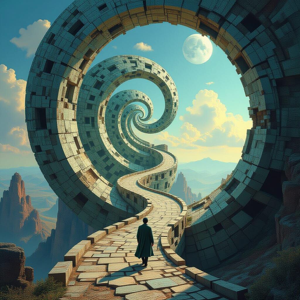 Surreal Architecture: Impossible Circular Stargate